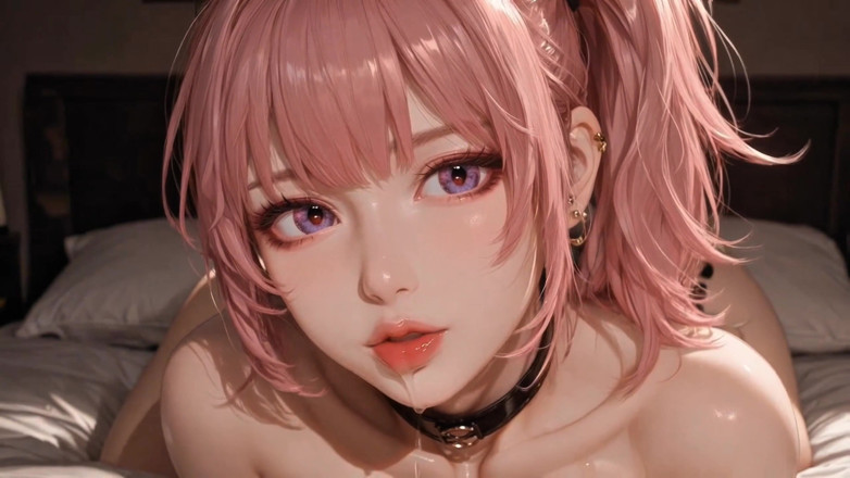 Stories&Anime: Ahegao 3d рожева силіконова лялька дражнить