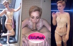 SashMash: Isteri memberikan suaminya blowjob sudut pandangan pertama