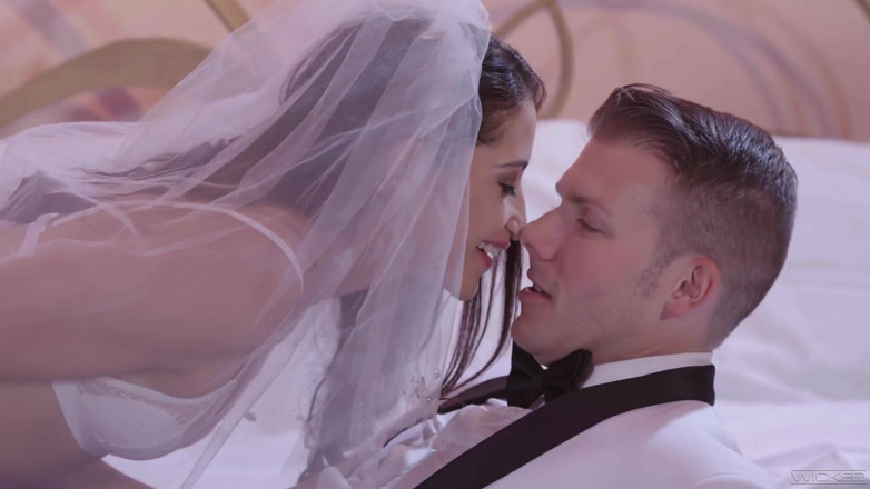 Wicked Pictures: Wicked - petite bride Avi Love fucked in wedding dress