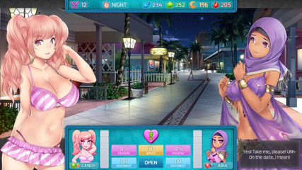 LoveSkySan69Real: Huniepop 2 - Dvojité rande - Část 11 Lesbické Hentai Art od Loveskysan