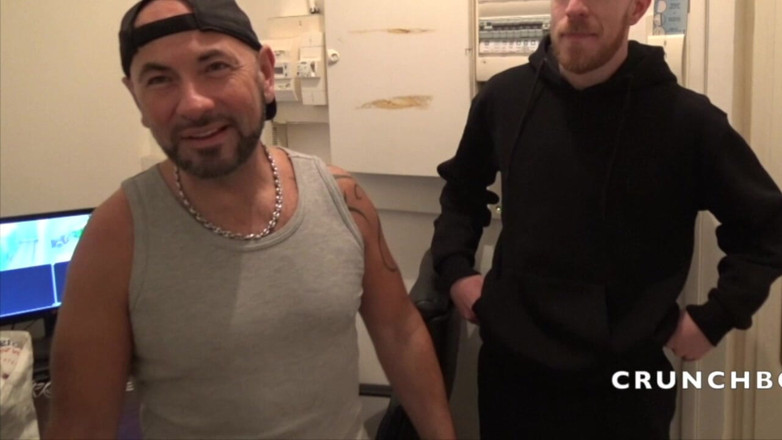 CREAMPIE BOYS FROM MADRID: 大きな睾丸を持つストレートな男