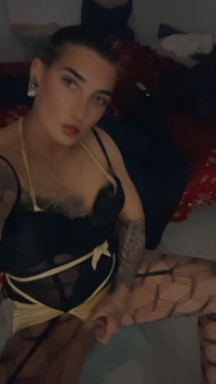 Transvestite High Heels Mini Skirt