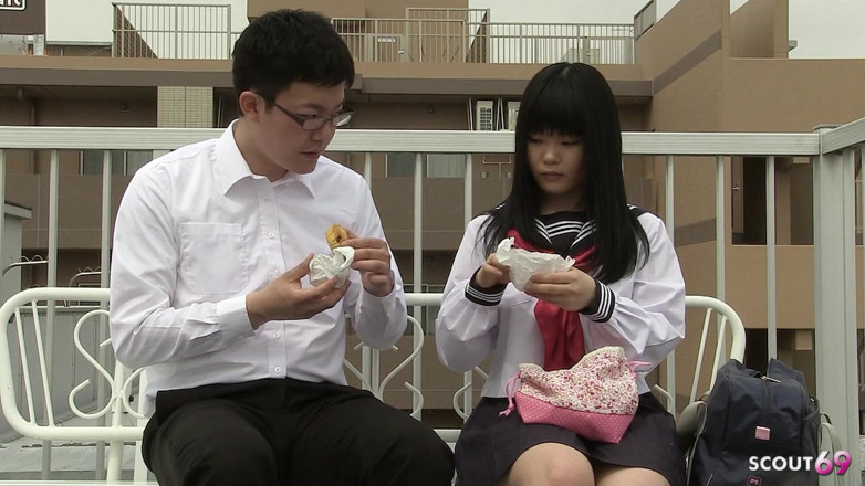 Asian porn collection: Petite Japanese Virgin Teen 18 Seduce Classmate to Defloration Sex in...
