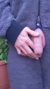 Big Cock Outdoor Edging Cum Flowing Onesie Wank for the Neighbours - Rockard Stepdaddy