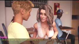 AWAM - Sophia laisse Zac se toucher la poitrine