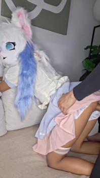 18+ Submisivní Otaku s maskou se nechá velmi tvrdě proniknout