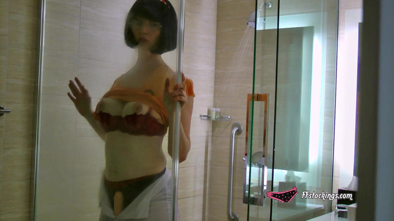 Stocking Videos: Fast, Loose, and Wet - Kinky Strap-on Surprise in Tight White...