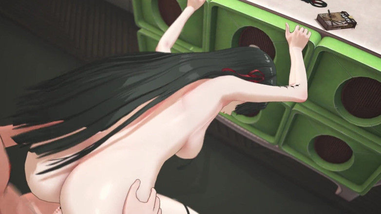 NSFWOtaku: Olas wuthering - escena de sexo caliente de Chisa - animación 3D