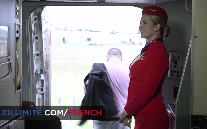 French girls at work: The Flight Attendant's Romance