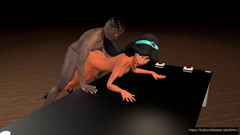 Misterj 3d Studio: Jasmine Doggy Position Adventure s partnerem