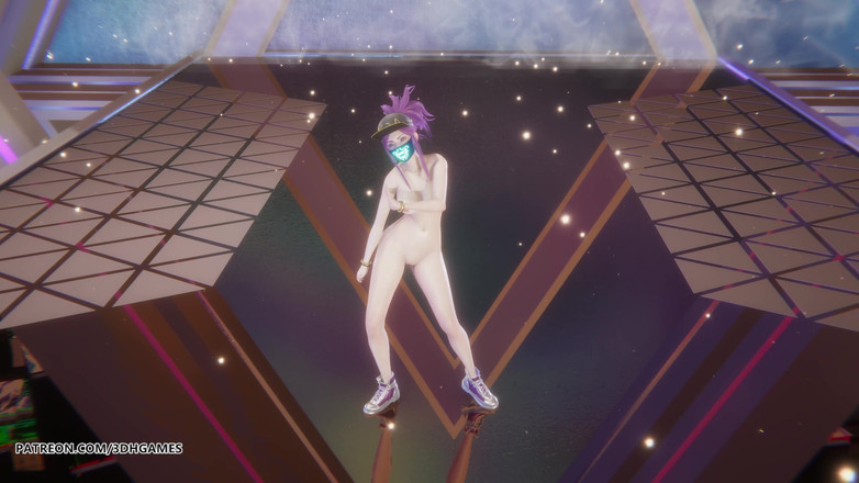 3D-Hentai Games: [Mmd] Aespa - Supernova Akali Sexy Naked Dance League of Legends...