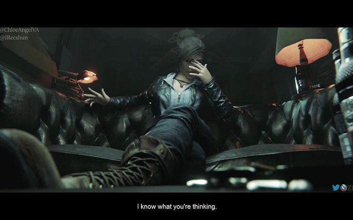 The fox 3D: Tomb Raider Lara Croft et grosse bite (animation avec son) Compilation...