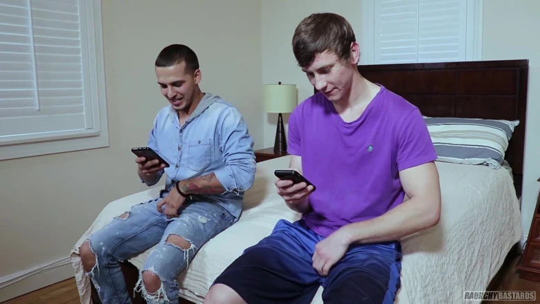 Raunchy Bastards: Horny Teens Gettin' Some Straight Dick