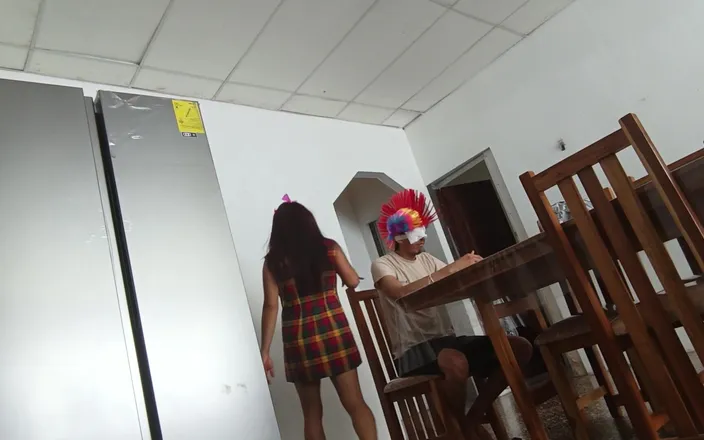 Goky: He Puts a Corn in His Pussy Masturbating