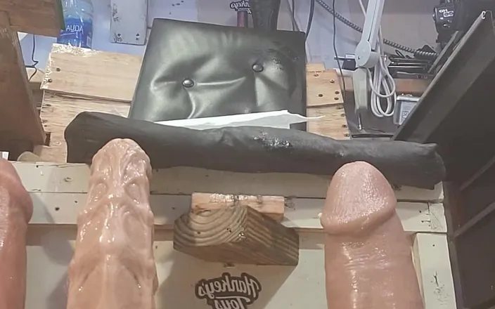 Lb13702: Fucking a Few Favorite Big Dildos