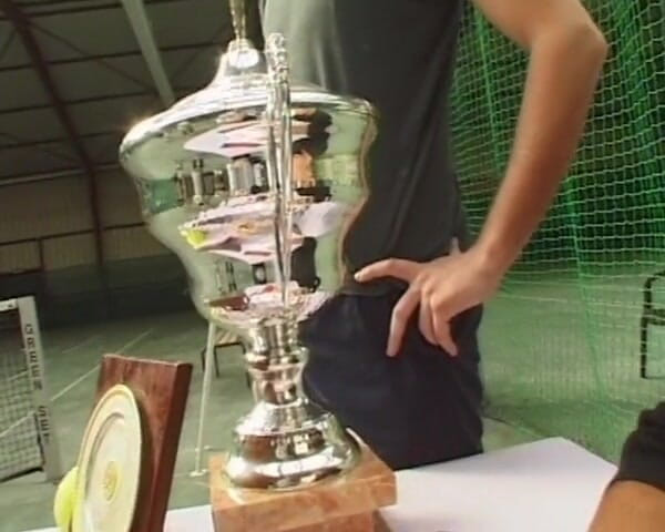 Monde Francais: French Babes Riding Dick on the Tennis Court