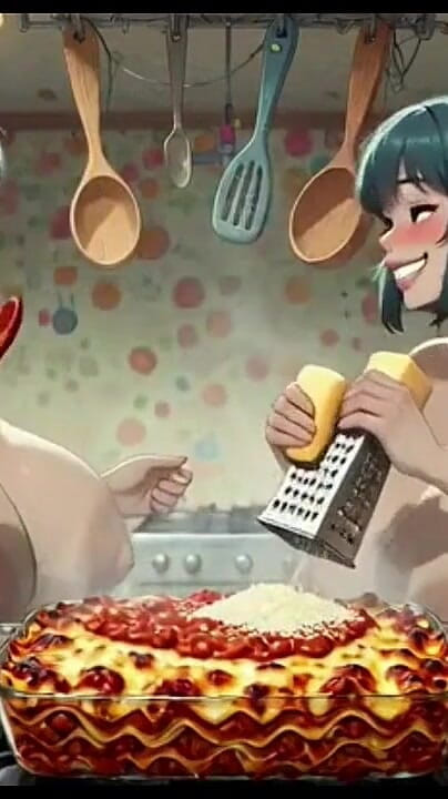Hot girl dancing: Des femmes drôles cuisinent, animation ai