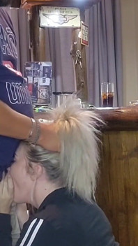 Hot Blonde Spreading Her Pussy Lips for a Massive Creampie