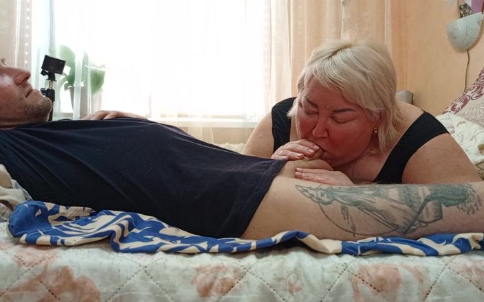 Zona901: Le doy una mamada a mi yerno, tragándose su polla...
