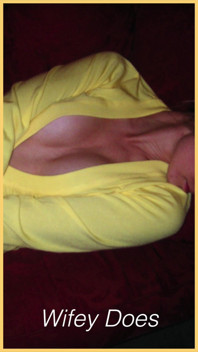 Wifey Looks Amazing in This Hot Braless Shirt