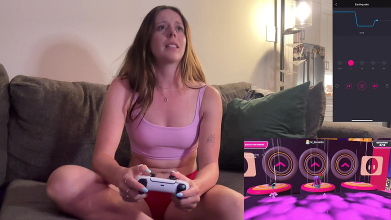 Nadia Foxx: Playing Fall Guys with My Lush in and Trying Not...