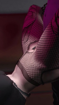 3D Big Boobs Barber Teasing the Big Black Dick to Fuck Her Pussy