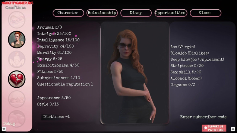 Naughty gameplays: Moralens Gränser (del 06) - Av Novel-spel