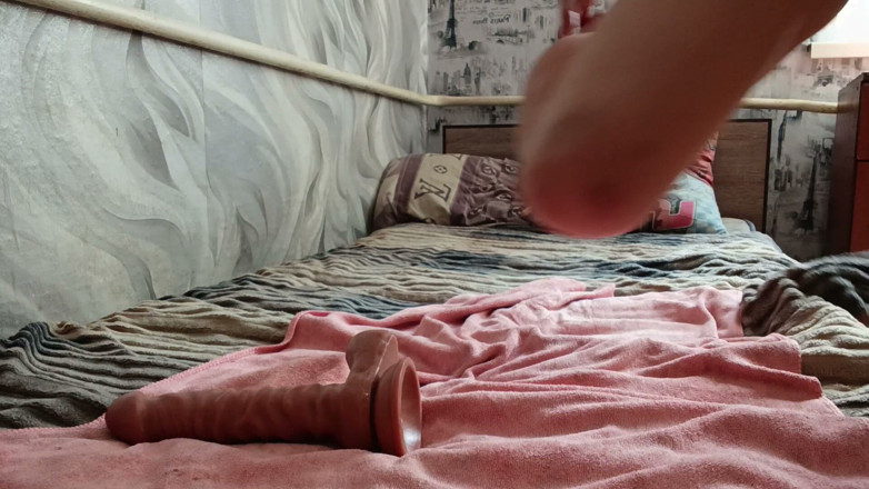 DirtyLubov: Dildo Pussy Masturbation of a Brunette