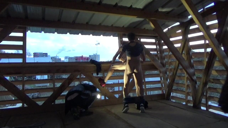 RAW PORN SPY CAM: Video with Romantik fucked raw by Maxecne outdoor exhibit
