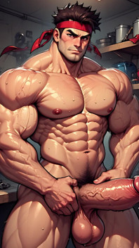 Ryu Street Fighter Big Dick (ai)