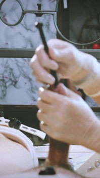 Latex Nurse Dominafire Sounds and Milks Segufix Bound Slave