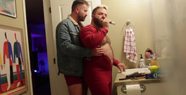 Huzzbearz: Nightly Routine Into Fucking in Bathroom