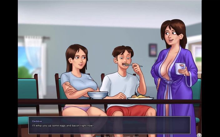 Johannes Gaming: Summertime Saga - Johannes Fucked Helen - Jenny Got Fucked Before Breakfast -...