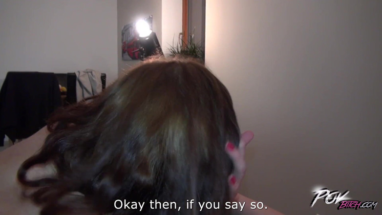 POV Bitch: First audition for silent non experienced sexy girl