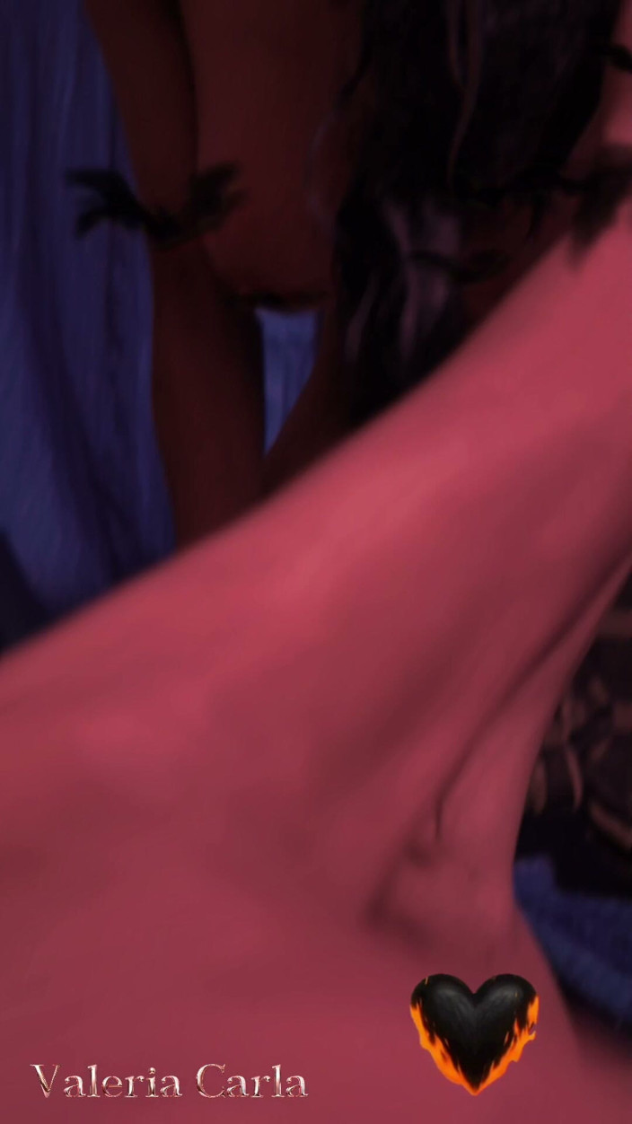 Valeria Carla: Mexican Transvestite Dressed as a She-devil Touching Herself