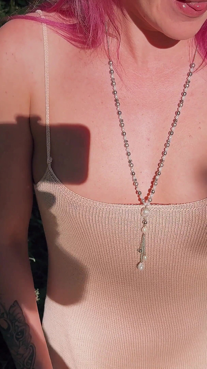 DarlingxBlaze: Рискованный секс на улице в лесу - почти застукали, глубокая глотка и сперма