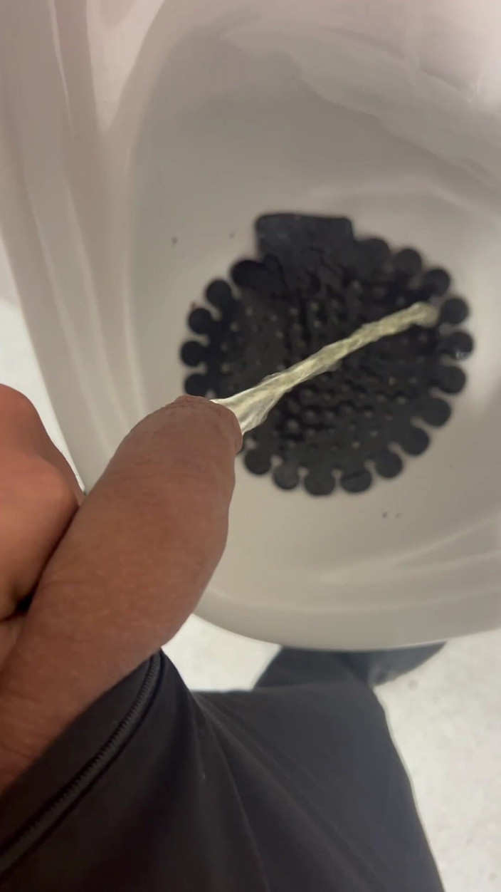 Hot dick in your ass: Natural Uncut Cock Pissing on the Morning, Hot and Semi...