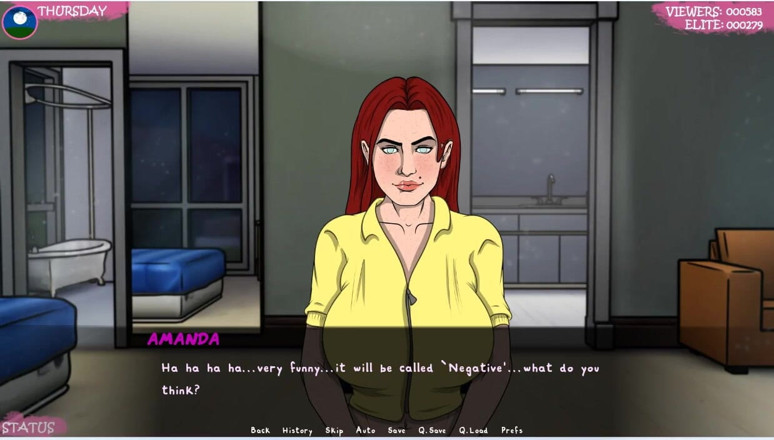 XXX Games Bunk: Lust Town - Gameplay - Roleplay - Camshow 2- Exposed Herself Completely