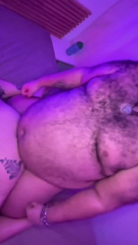 Bears in Purple Bareback Threesome