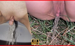 Compilation! Pissing in Different Public Toilets! Close-up! POV!