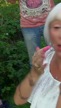 GILF Slut Wants to Be the Centre of Attention so We Surround Her with Dirty Dogging Dicks