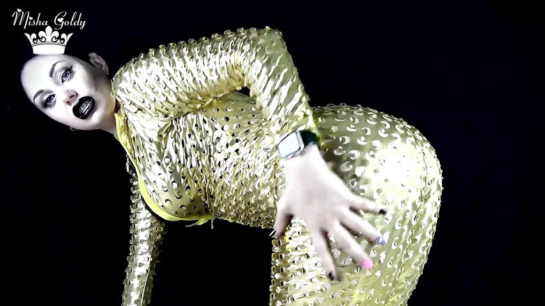 Goddess Misha Goldy: 闪亮的mindfuck和pops puppet joi