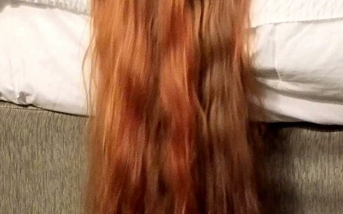 Red Queen: Getting Fucked with My Long Red Hair Draped to the...