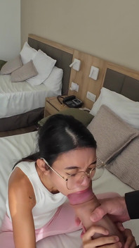 Unrealistically Big Dicked Old Man Brought Me to Costa Del Sol for Sucking His Huge Dick