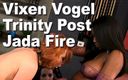 Edge Interactive Publishing: Jada Fire и Trinity Post и Vixen Vogel женское доминирование Honkeys GGG, лесбо-гэнгбэнг