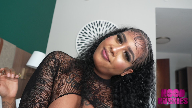 Hood Hunnies: Slick Playa Josh Bonnet Fucks Thick Ethiopian Kallyxo