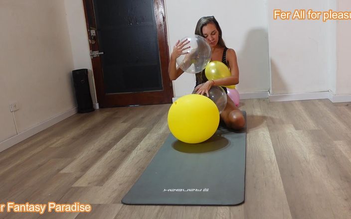 Fer Fantasy Paradise: Angie wordt geil met ballonnen