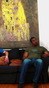 Belle Claire Has Four Studs Fuck Every Hole in This Interracial Gang Bang