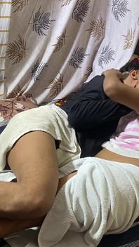 Indian 18 Year Old Teen Hot Sex with Her Step Dad