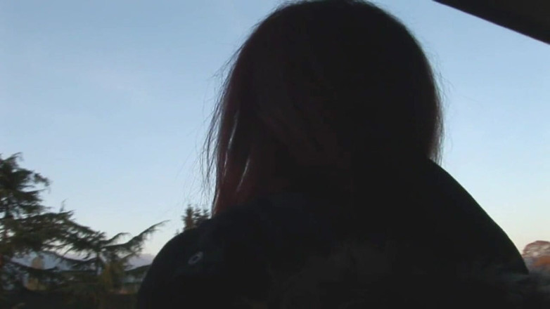 Injoy X: Brunette slut showing off her shaved pussy